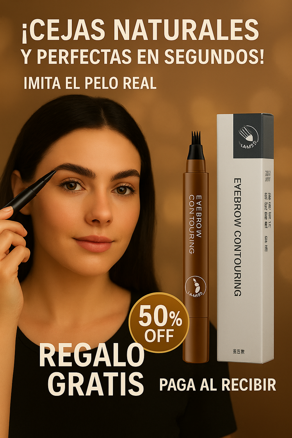 PLUMON DE CEJAS PELO A PELO + REGALO SORPRESA