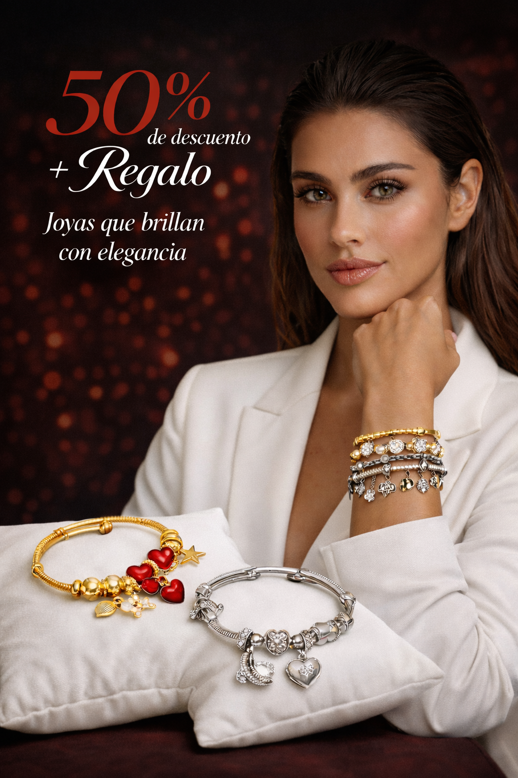 Pulsera Tipo Pandora + regalo, El accesorio que todas están usando ♥️