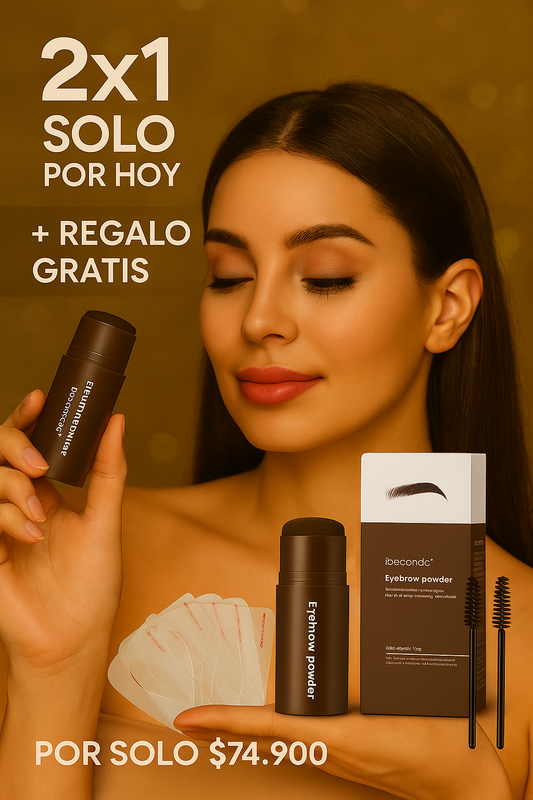 KIT SELLO DE CEJAS CON 10 PLANTILLAS 2 X 1 + REGALO ✨